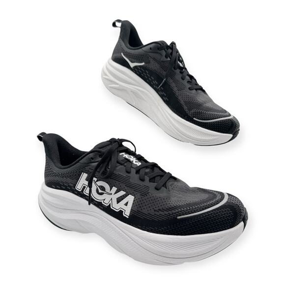 Hoka One One Other - Hoka One One Skyflow Black White Road Running Training Sneakers Men’s Size 10